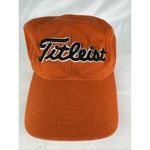 Titleist The Wyndgate Golf Orange Pro‎ Adjustable Strap Hat Cap
